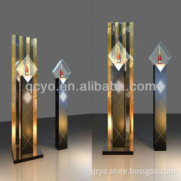 QCY-Z-J027 attractive and high quality beer bottle display shelf